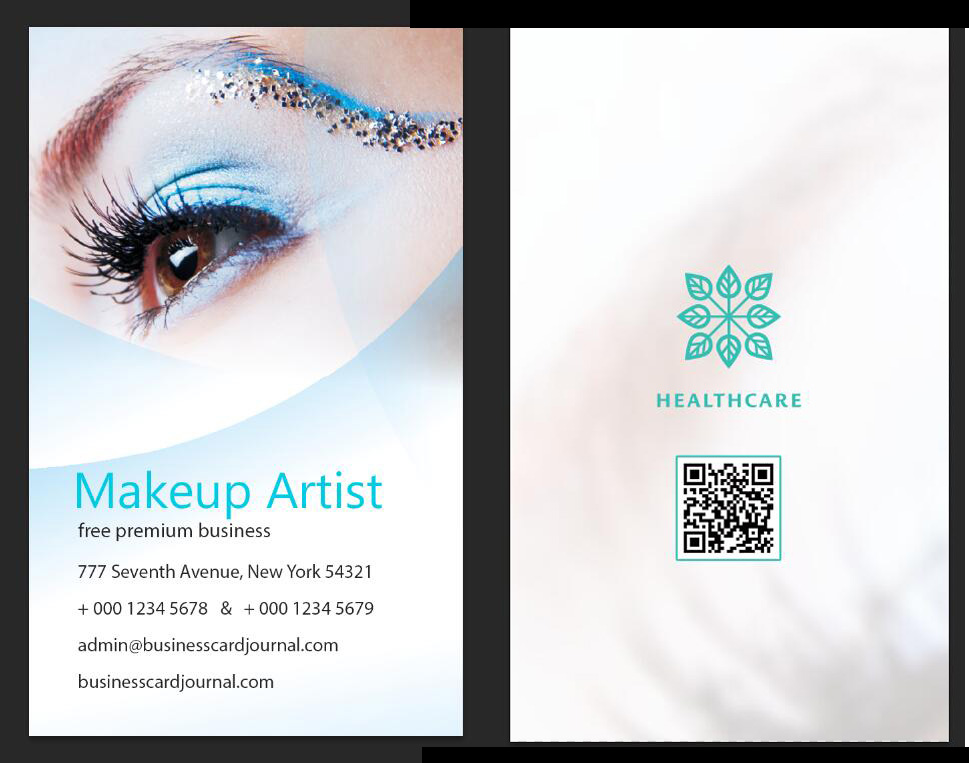 時尚高檔創意化妝師名片(可直接編輯文字) 時尚高檔創意化妝師名片(可直接編輯文字)