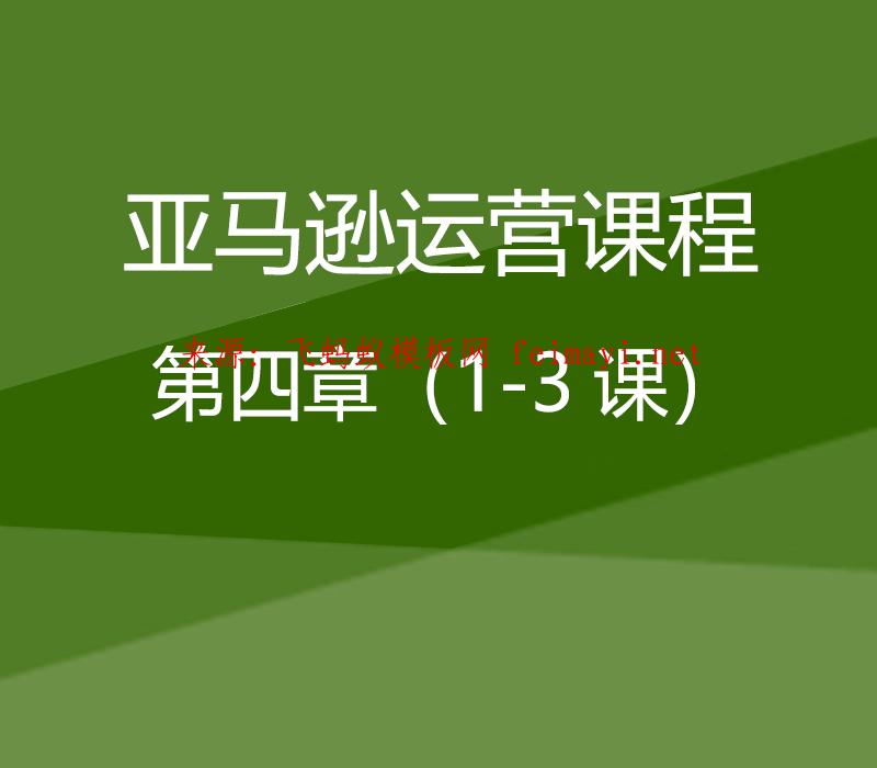 2023最新教程AMAZON高級運營課程-第四章（1-3課） 